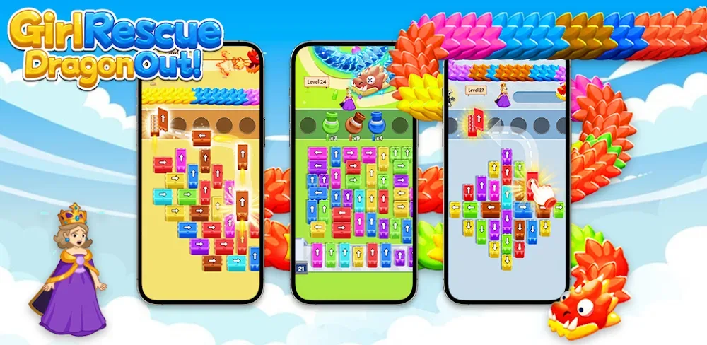 Girl Rescue: Dragon Out v1.0.5.0 MOD APK (Menu, God Mode, Unlocked No Ads)