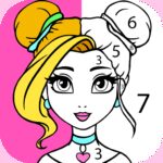 Girls Coloring Book for Girls v2.4.2 MOD APK (Free Rewards)