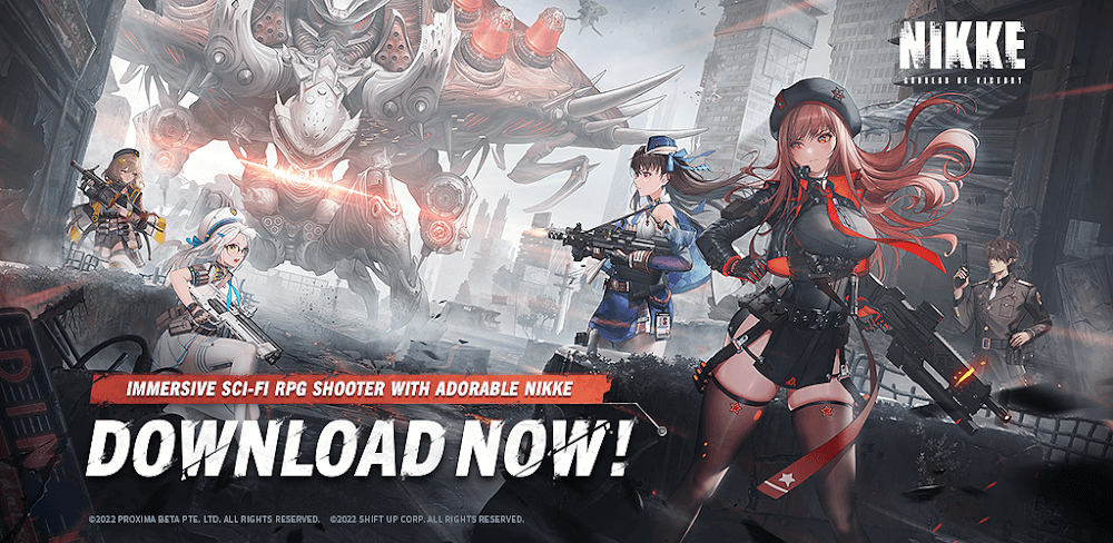 GODDESS OF VICTORY: NIKKE v141.10.4 MOD APK (God Mode, Damage, Ammo)