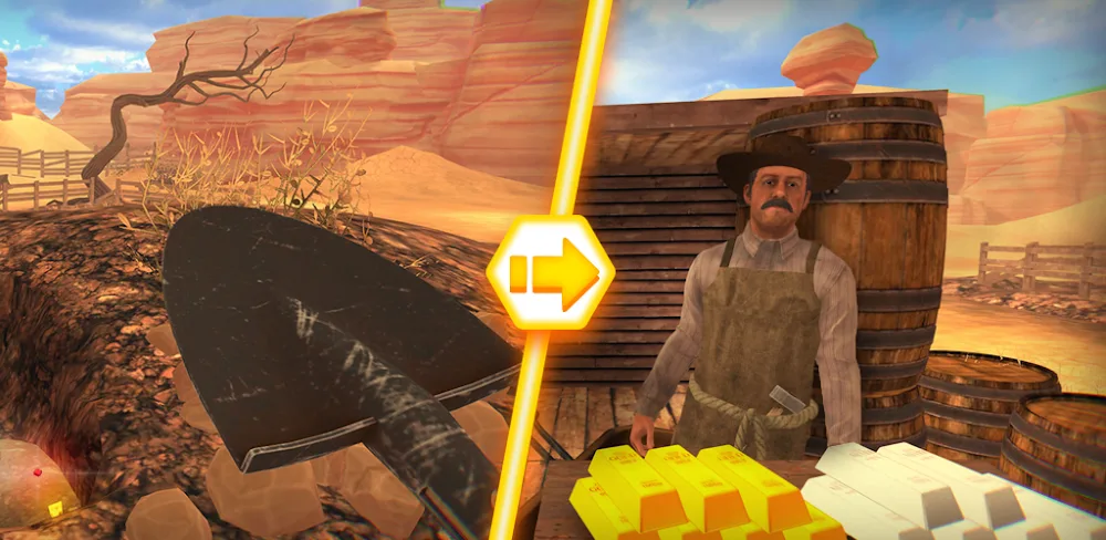 Gold Rush Miner Simulator 3D v1.2.0.1 MOD APK (Unlimited Money)