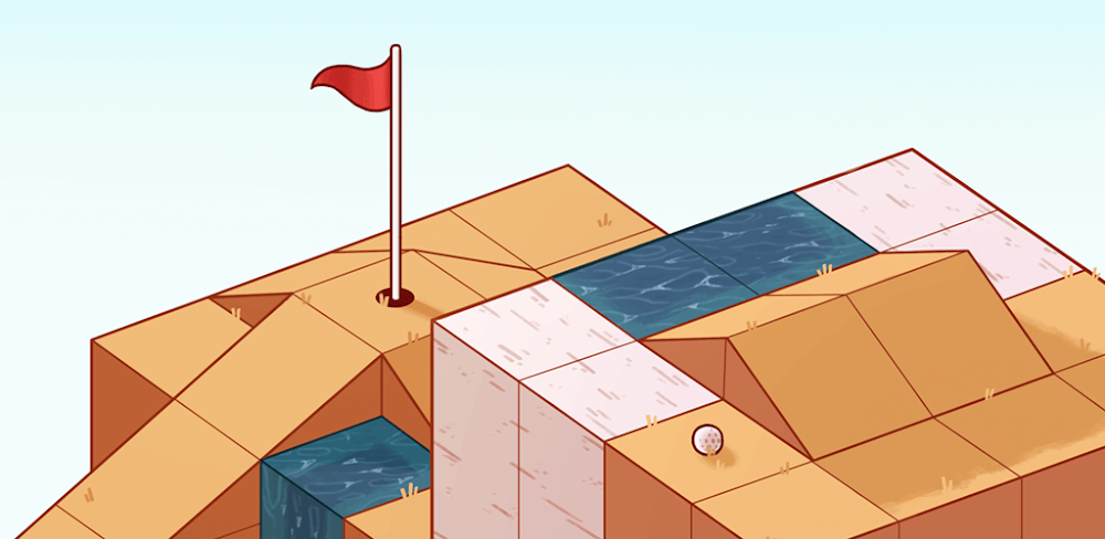 Golf Peaks v3.62 APK (Menu, Game Speed)