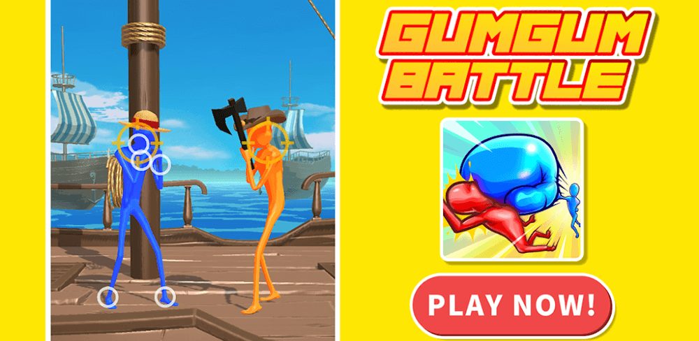 Gum Gum Battle v0.2.35 MOD APK (Menu, Unlimited Resources. God Mode, No ADS)