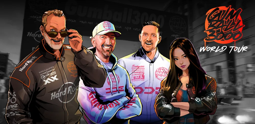 Gumball 3000: World Tour v1.79.0 MOD APK (Free Purchases)