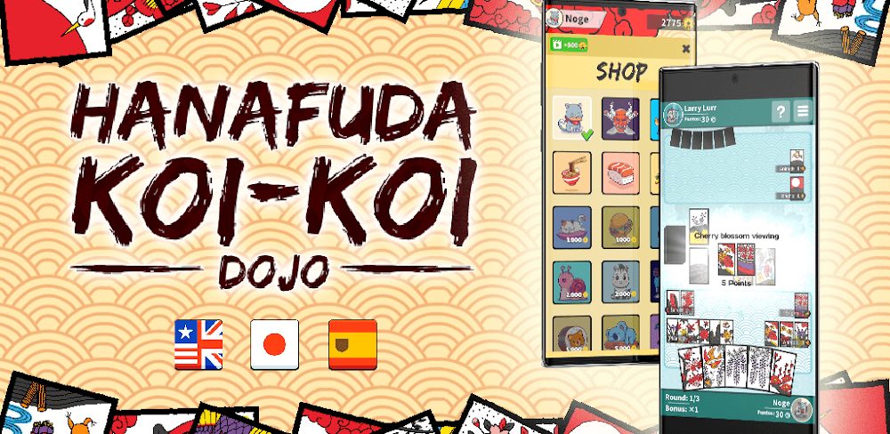 Hanafuda Koi-koi Dojo v1.6.2 MOD APK (Unlimited Gold)