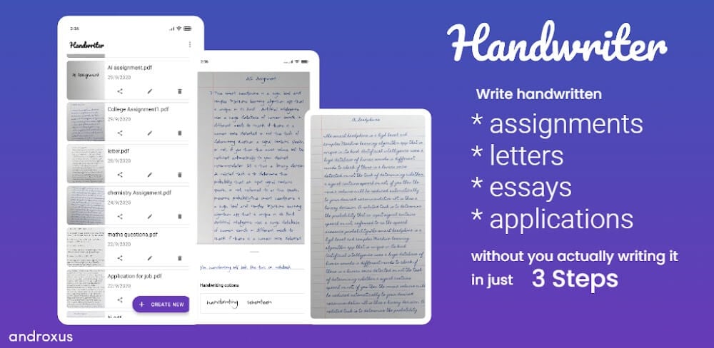 Handwriter v1.9.0 MOD APK (Premium Unlocked)