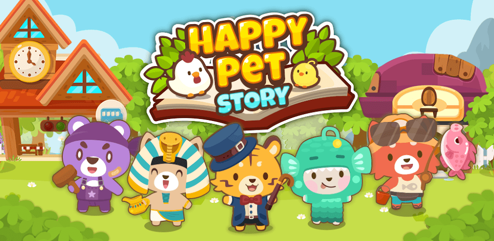 Happy Pet Story v2.2.3 MOD APK (Unlimited Money, Max Fever, Fast Harvest, Catalog)