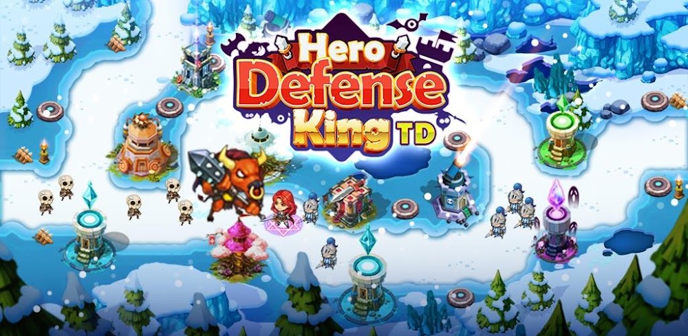 Hero Defense King v1.0.44 MOD APK (Unlimited Diamond)