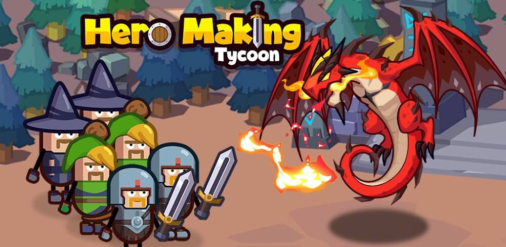 Hero Making Tycoon v2.3.3 MOD APK (Unlimited Money, Free Reward)