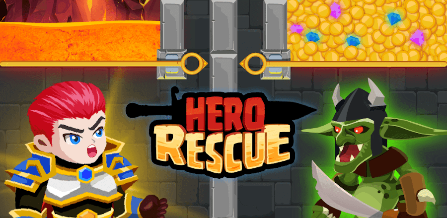 Hero Rescue v1.3.7 MOD APK (Unlimited Coins, Hearts)