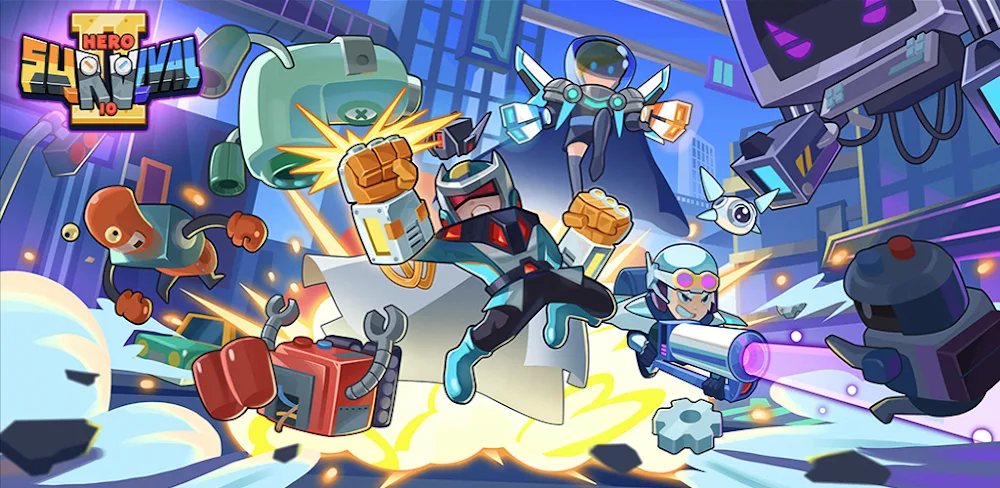 Hero Survival IO 2 v1.1.8 MOD APK (Mega Menu, VIP, Damage, Gems)