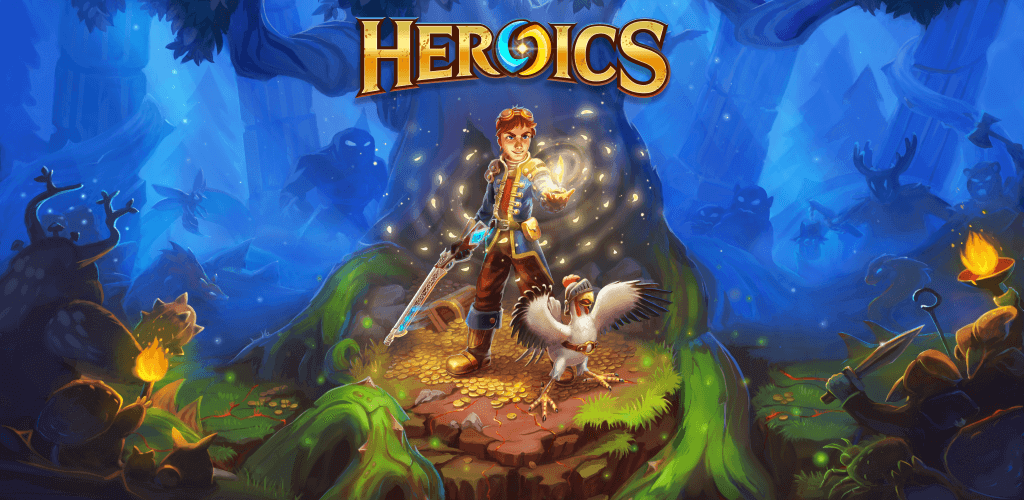 Heroics v4.7.114 MOD APK (Free Shopping, One Hit, God Mode)