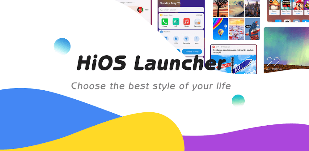HiOS Launcher v15.5.3.039 MOD APK (Premium Unlocked)