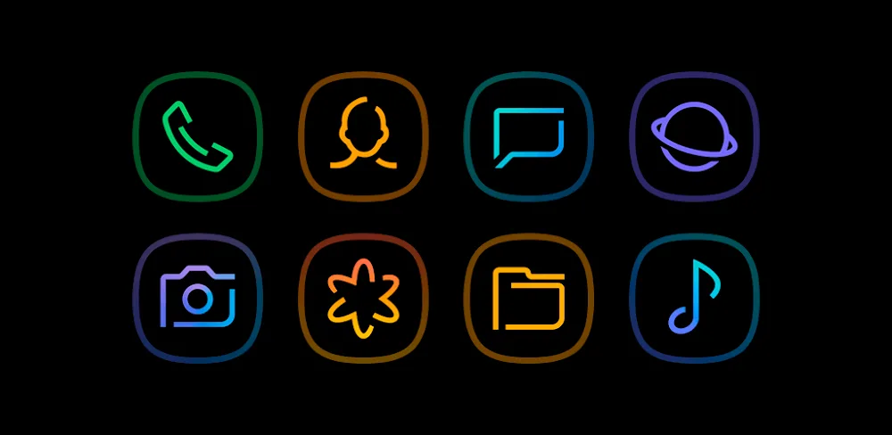 Horux Black – Icon Pack v9.2 APK (Full Version)