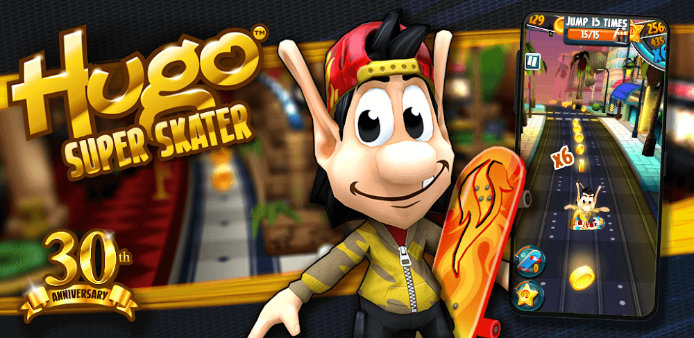 Hugo Super Skater v1.5.1 MOD APK (Free Shopping)
