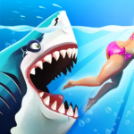 Hungry Shark World v7.3.3 MOD APK (God Mode, Unlimited Money)