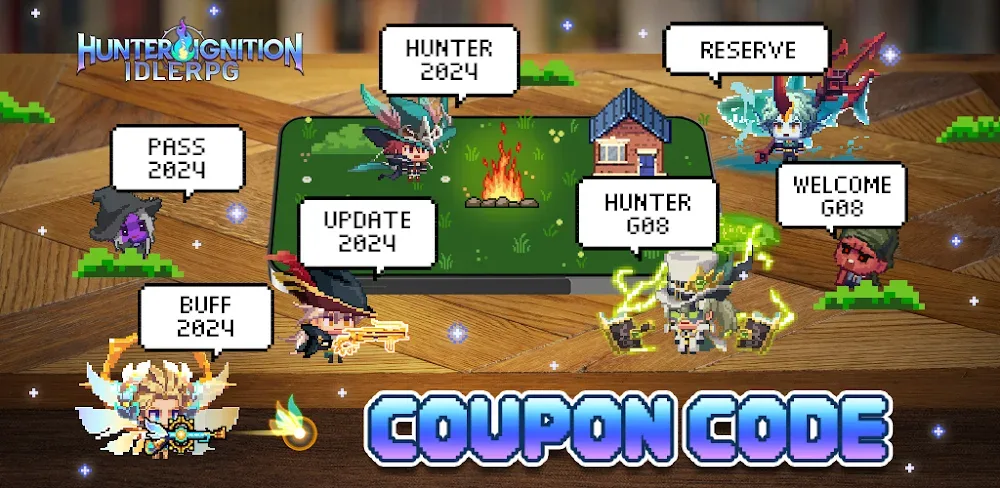 Hunter Ignition: Idle RPG v1.40.0 MOD APK (Menu, Damage, God Mode)