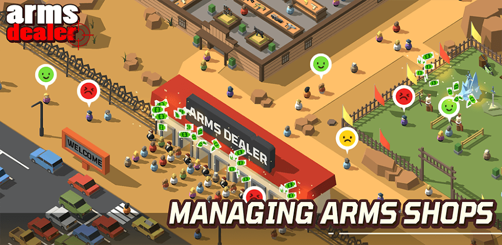 Idle Gun Shop Tycoon MOD APK v1.6.12 (Unlimited Money)