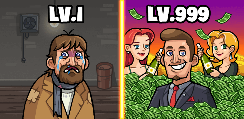 Idle Billionaire Tycoon v1.14.21 MOD APK (Unlimited/Gems, Gold, Cash)