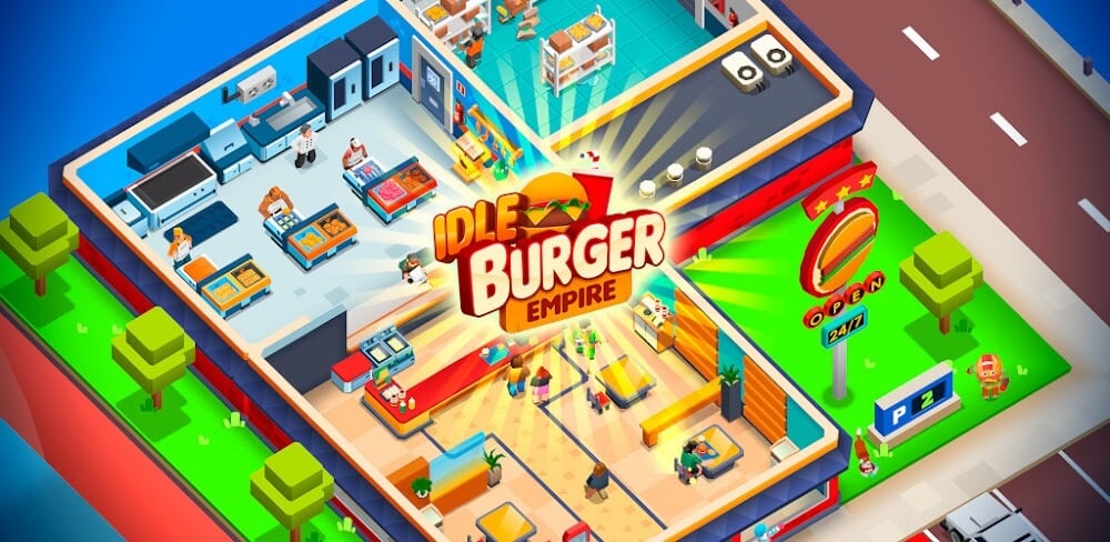 Idle Burger Empire Tycoon v1.18 MOD APK (Unlimited Money)