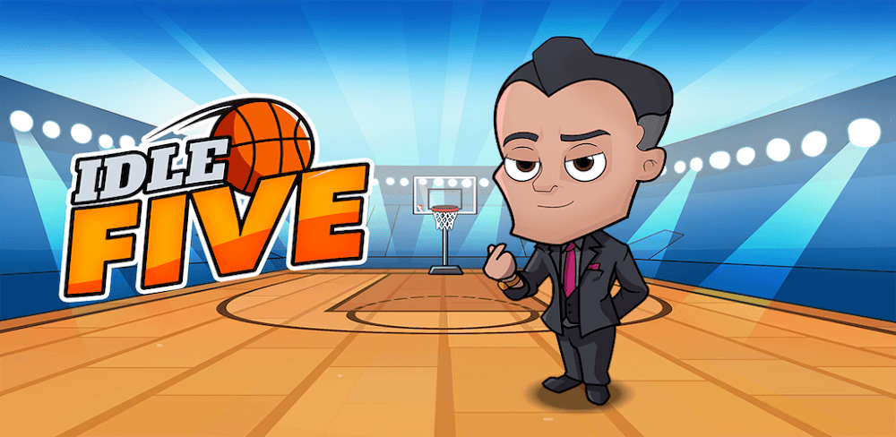 Idle Five Basketball Tycoon v1.49.2 MOD APK (Menu, Money, Energy)