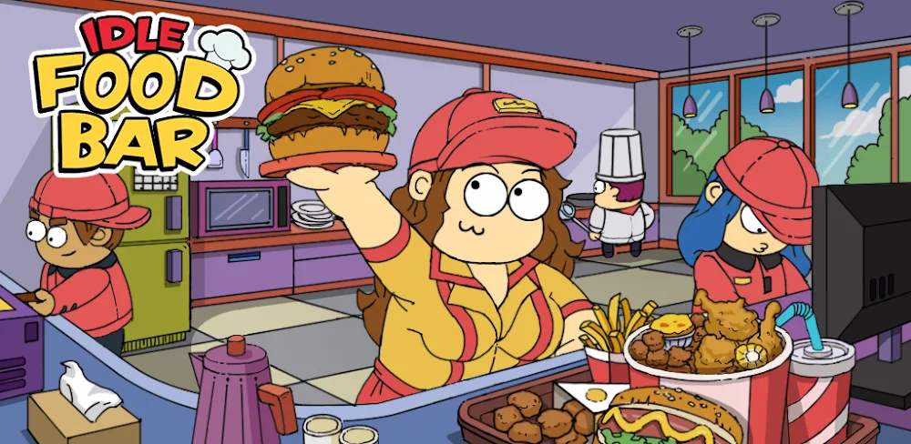 Idle Food Bar v1.56.26 MOD APK (Speed Game Multiplier, Free Shopping)