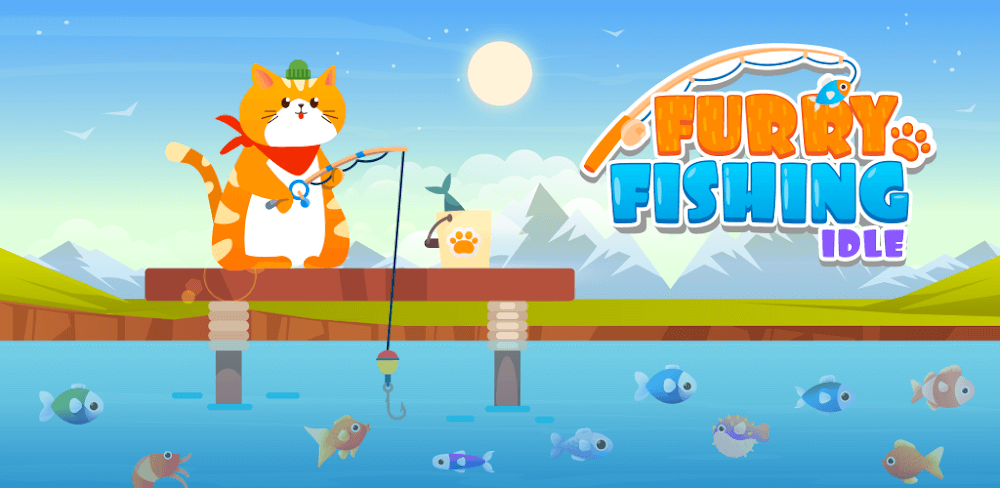 Idle Furry Fishing! v2.1.7 MOD APK (Free Upgrades, No Ads)