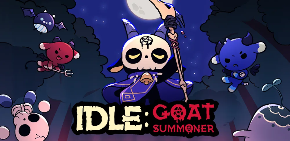 Idle Goat Summoner v1.00.91 MOD APK (Free Upgrades, No Skill CD)
