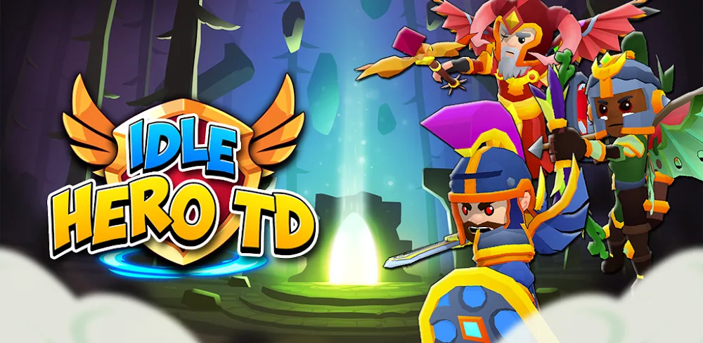 Idle Hero TD v14.23 MOD APK (Damage Multiplier, Attack Speed, Gold)