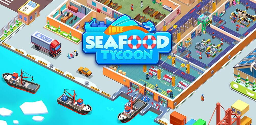 Idle Seafood Tycoon v1.1.6 MOD APK (Money, Electricity)