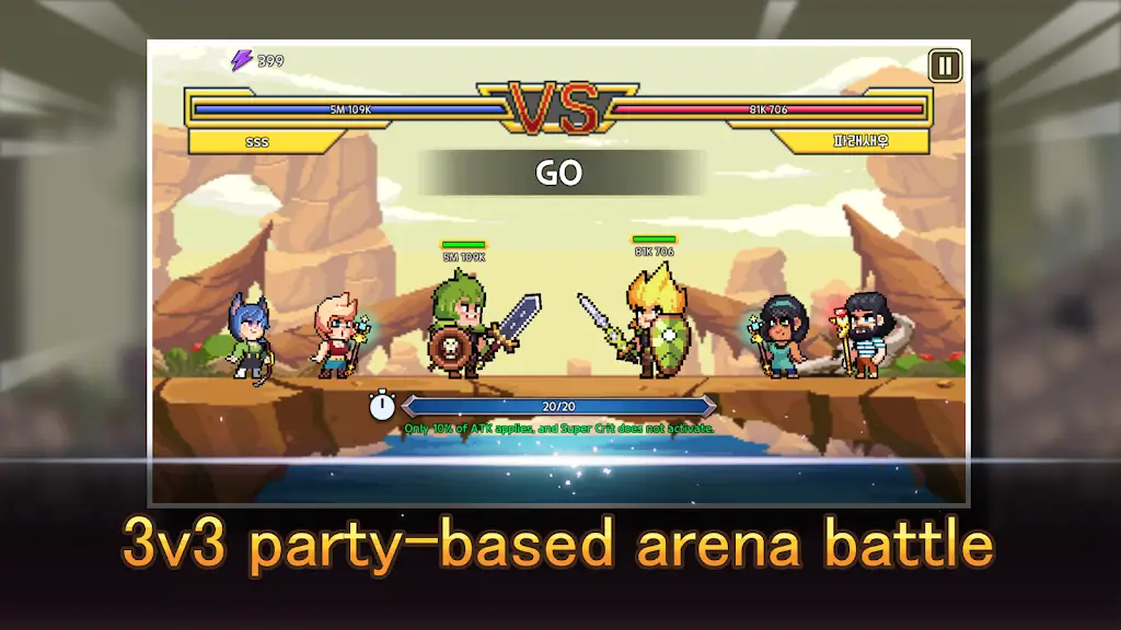 Idle Tank, DPS, and Healer v1.719 MOD APK (God Mode)