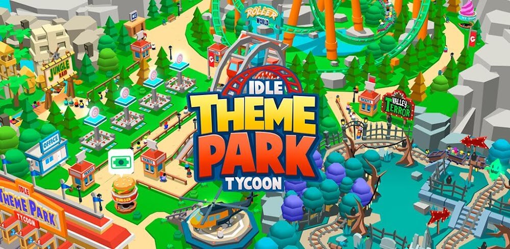Idle Theme Park Tycoon v8.3.0 MOD APK (Unlimited Money)