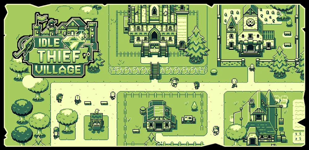 Idle Thief Village: Retro RPG v1.1.57 MOD APK (Menu, Gold, Unlimited Upgrades)