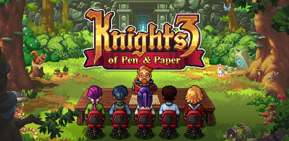 Knights of Pen and Paper 3 v1.6.2 MOD APK (Damage, Defense Multiplier, God Mode)