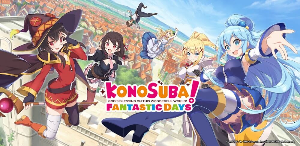 KonoSuba: Fantastic Days v5.7.0 MOD APK (Damage/Defense Multiplier, Infinite SP, Skill)