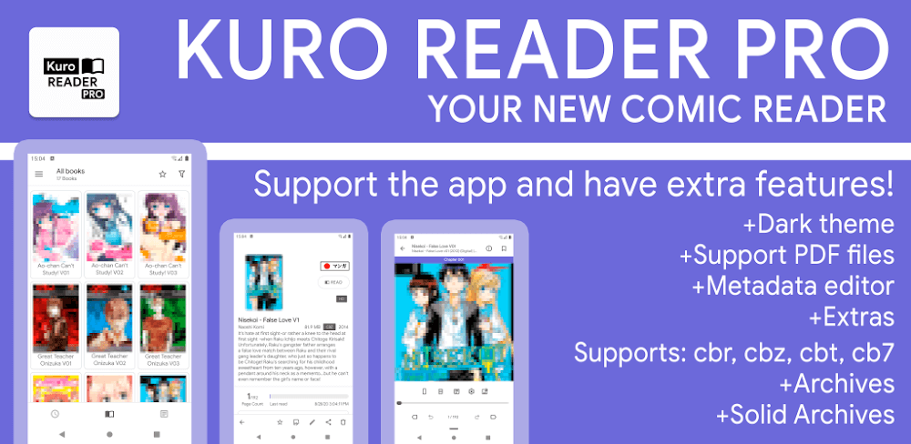 Kuro Reader Pro v1.6.6_pro APK (Full Paid)