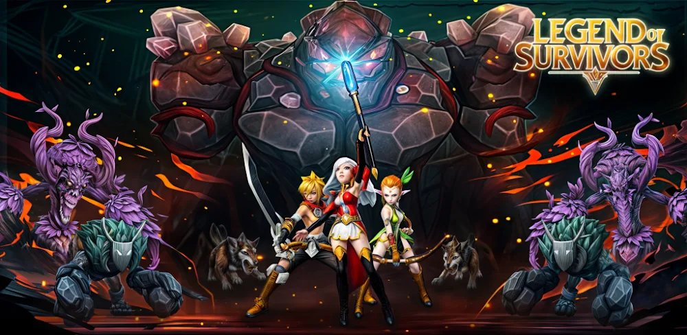Legend of Survivors v1.3.6 MOD APK (200 Energy, Unlimited Golds, Unlocked Monthly Card, God Mode)