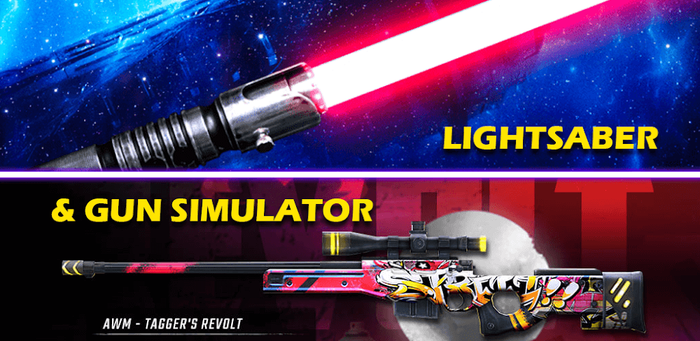 LightSaber – Gun Simulator v1.3.6 MOD APK (Free Reward)