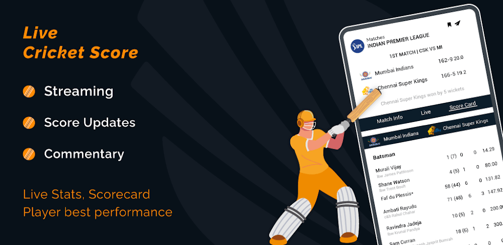 Live Cricket Score Updates v4.0 MOD APK (Premium Unlocked)