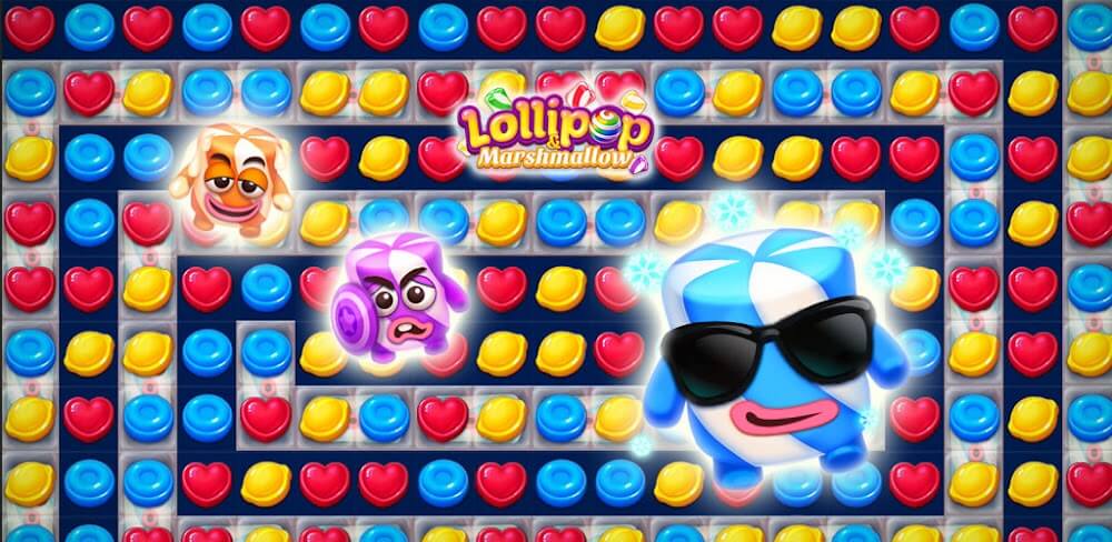 Lollipop & Marshmallow Match3 v26.0107.00 MOD APK (Unlimited Boosters)