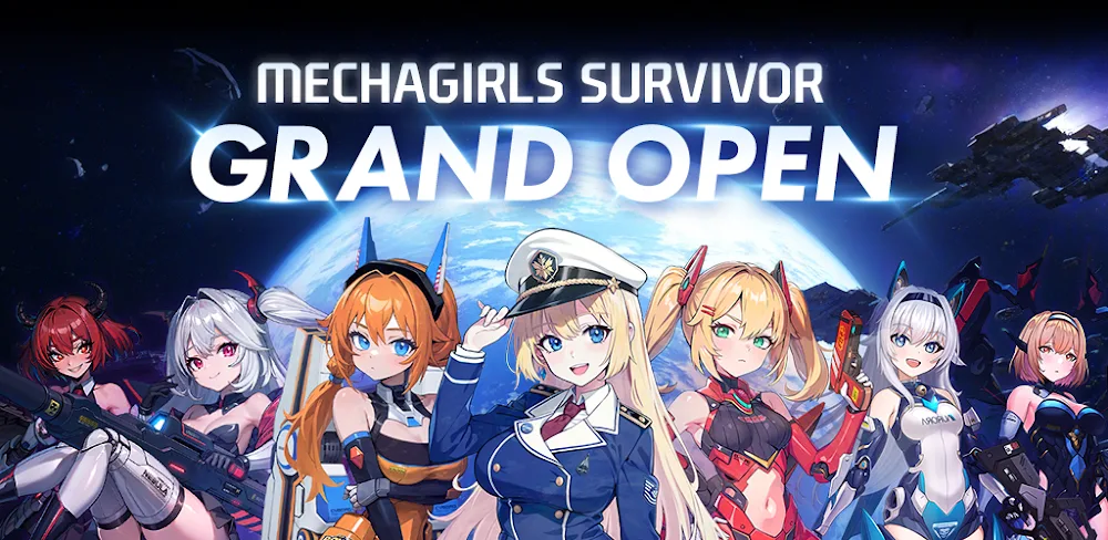 Mecha Girls Survivor v1.00.56 MOD APK (Damage Multiplier, God Mode)