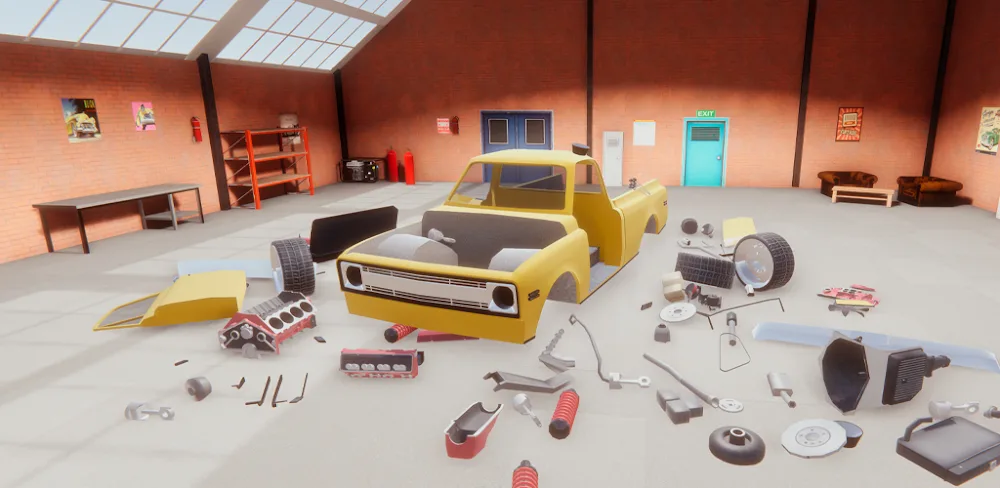 Mechanic: Car Tuning Simulator v13 MOD APK (Free Purchase)