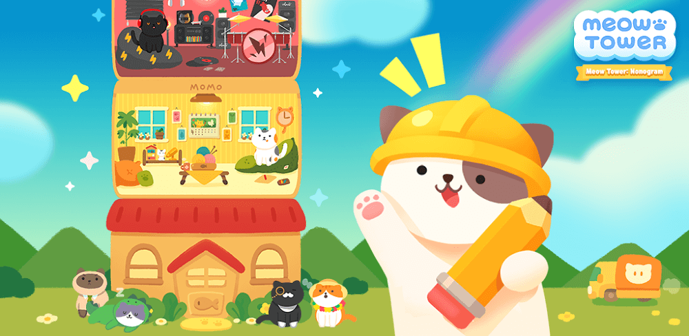 Meow Tower v3.4.302 MOD APK (Unlimited Money)