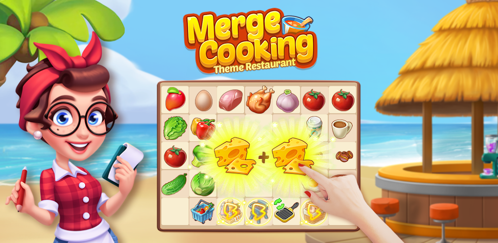 Merge Cooking: Theme Restaurant v1.24.0 MOD APK (Unlimited Diamonds)
