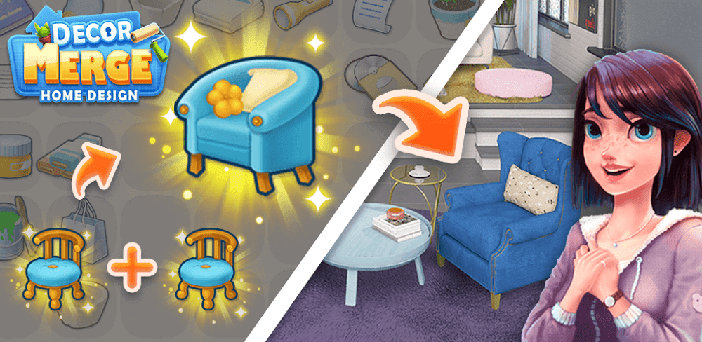 Merge Decor: Home Design v5.0.0 MOD APK (Unlimited Money)