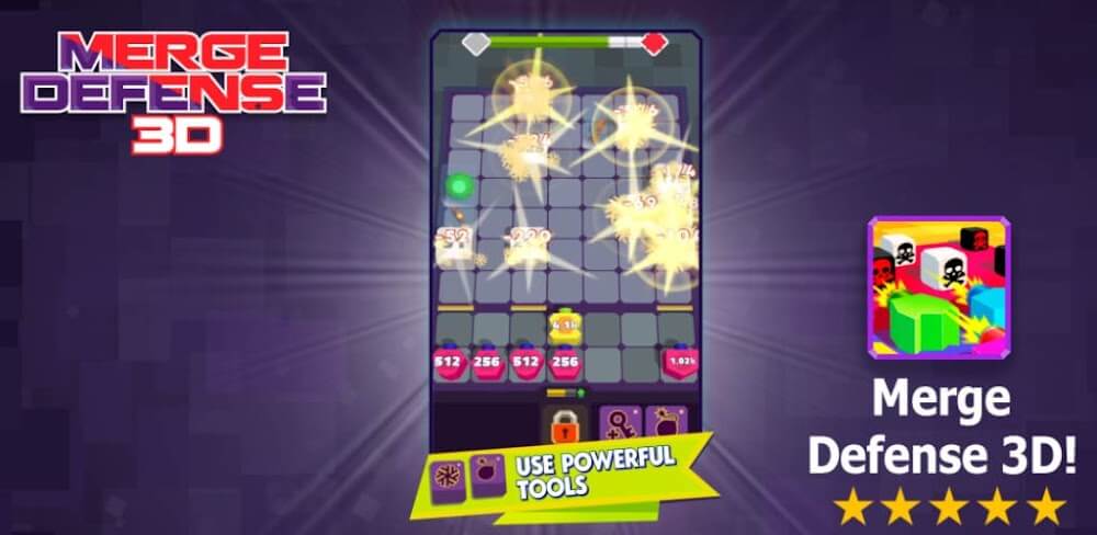 Merge Defense 3D MOD APK v2.3.446 (Unlimited Gems)