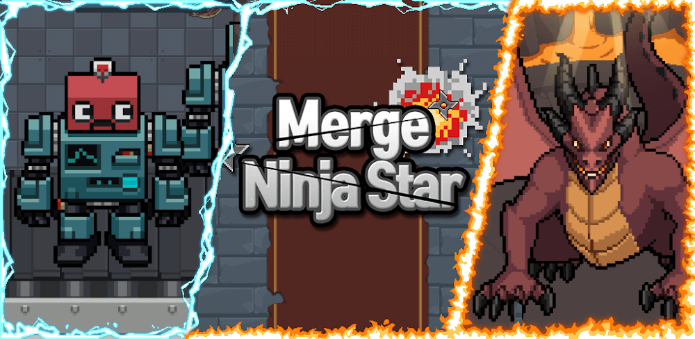 Merge Ninja Star v2.0.198 MOD APK (Damage, Auto Craft/Merge)