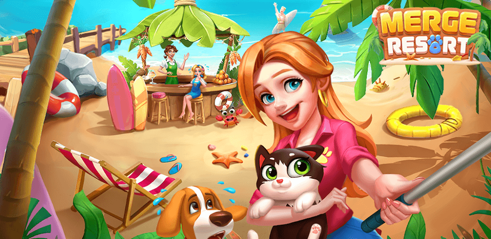 Merge Resort v2.7.4 MOD APK (Free Shopping)
