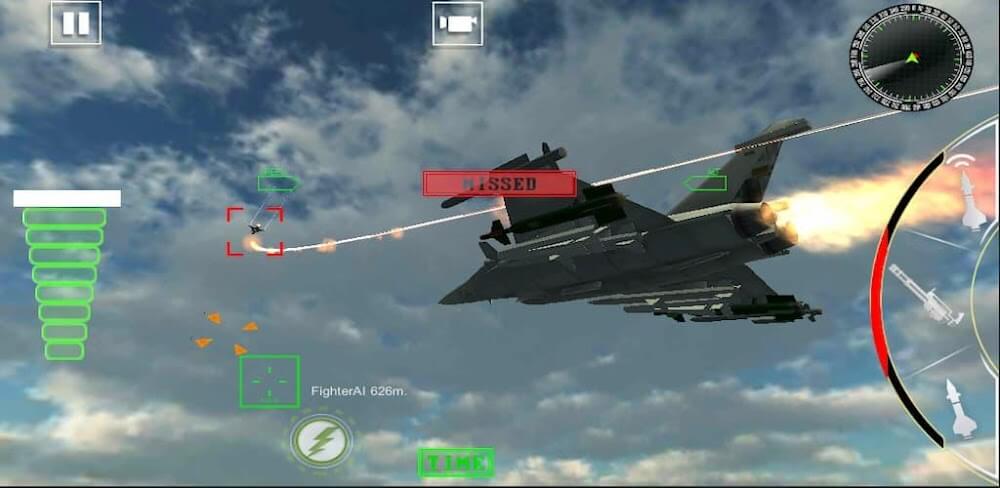 Military Jet Fighter Air Strike MOD APK v3.7 (Unlimited Ammo)