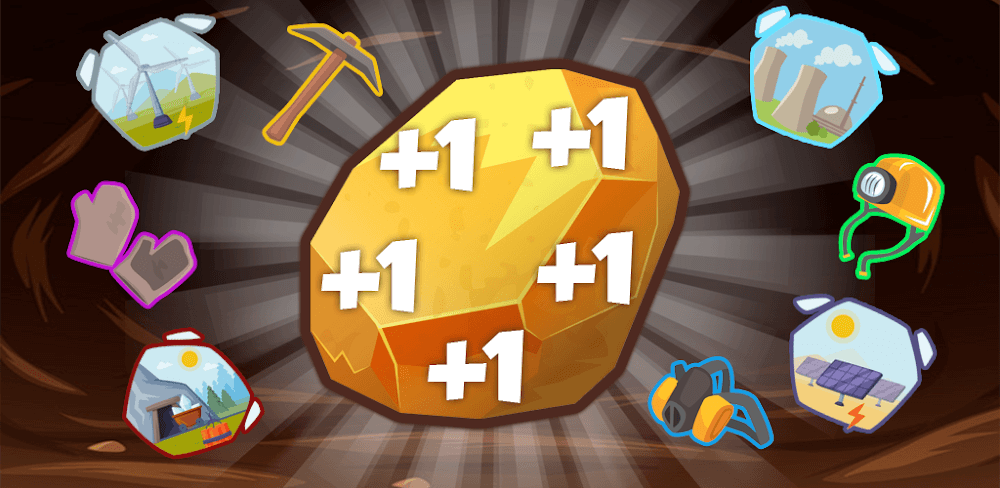 Mine Clicker v2.1.2 MOD APK (Unlimited Gold, Gem)