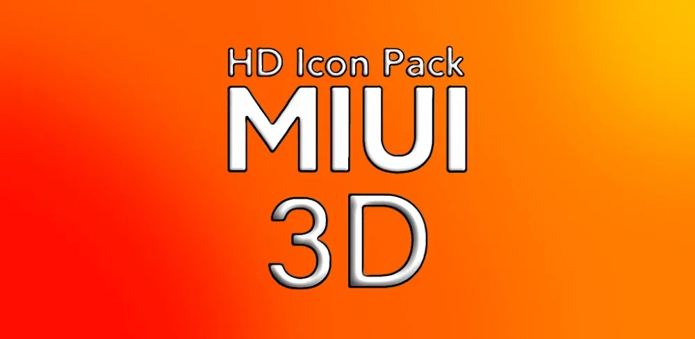 MIUI 3D – Icon Pack v9.4 APK (Full Version)